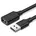 Kabeladapter USB weiblich USB männlich 2m schwarz 10316