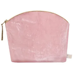 Holistic Silk LAVENDER MAKE UP BAG ROSE SILK VELVET 