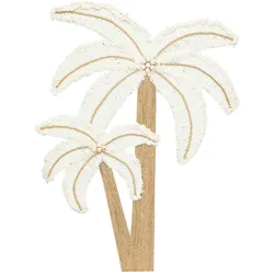 Atmosphera - Miri Palmen-Wanddekoration 55,5 x 76 cm gewebtes Polyester