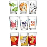 Ritzenhoff & Breker Tiere Kindergläser 9er Set bunt
