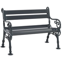Blome Landhausbank Graphitgrau Linderhof 2-Sitzer