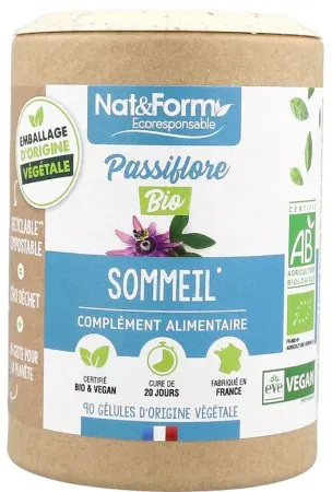Nat&Form Passionsblume Bio 90 Kapseln