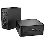 Intel/Asus NUC 13 Pro Mini PC Core i7-1360P|12 Kerne 16 Threads NUC13ANHi7 Mini Desktop Computer|32GB RAM 1TB SSD|Windows 11 Pro Desktop Computer|4K/8K UHD|HDMI|2xThunderbolt 4|WiFi 6E|BT5.3, Schwarz