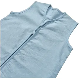 Meyco Studio Schlafsack Leinen Jeans Blue 70cm, Blau