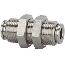 Gerade Schott-Steckverbindung, M20x1,0, Edelstahl 1.4404