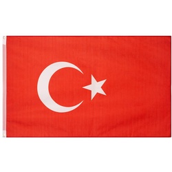 Türkei Flagge MUWO Nations Together 90 x 150 cm - Größe:Einheitsgröße