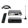 VT-92 DVBT2 Receiver Bundle mit passiver DVBT2 Antenne, DVB-T2 Receiver mit Full HD-Auslösung und Installationsassistent, Digital Receiver mit HDMI und Scart-Anschluss, Inkl. 2m HDMI Kabel