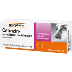 Cetirizin ratiopharm bei Allergien