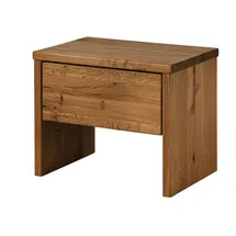 Massivmoebel24 Nachttisch Zerreiche 50x35x40 tabacco geölt JANGALI #329