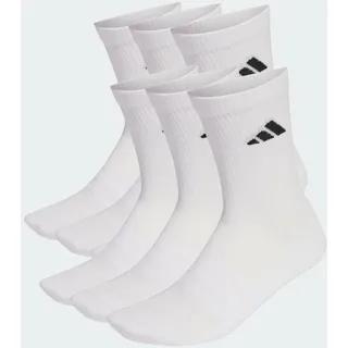 adidas Cushioned Crew Socken 6er Pack Weiß/Schwarz 34-36