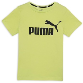 Puma Puma, Jungen ESS Logo Tee B T-Shirt, Limettenglänzend, 164