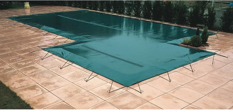 WALU SAND Pool Sicherheits-Winterabdeckung,Farbe: sand, Rechteckbeckengrößen 10.00 x 5.00 m