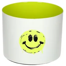 G-C Windlicht Goa Eisen Weiß/Lemon