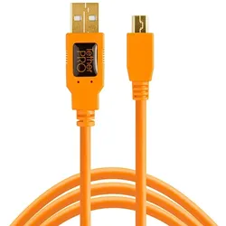 Tether Tools CU5451 USB Kabel 4,6 m USB 2.0 USB A Mini-USB B Orange