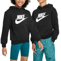 Nike Hoodie Schwarz/Weiß L