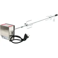 BBQ-Toro Grillspieß Set 120 cm inkl. Motor in Edelstahlgehäuse
