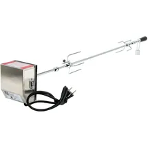 BBQ-Toro Grillspieß Set 120 cm inkl. Motor in Edelstahlgehäuse