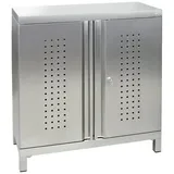 stumpf metall Stumpf Edelstahl-Umweltschrank Cabinox, 900x900x400mm, Sockelfüße