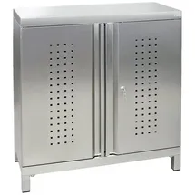 stumpf metall Stumpf Edelstahl-Umweltschrank Cabinox, 900x900x400mm, Sockelfüße
