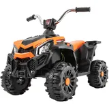 ACTIONBIKES MOTORS Kinder-Elektroauto Bumblequad, Kinderquad, 18 Watt, Bremsautomatik, Vorwärts- und Rückwärtsgang, LED (Orange)
