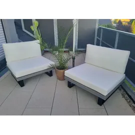 MCW MCW-H54 Loungesessel hellbraun/dunkelgrau