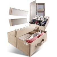 Wohnheld Organizer Aufbewahrungsboxen für Wäsche Schubladen Schrank Organizer 2er