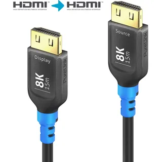 PureLink AOC HDMI Kabel 15 m Blau/Schwarz