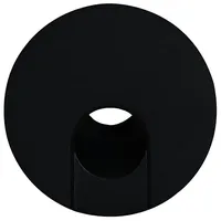 Brumberg LED-Wandeinbauleuchte rund schwarz