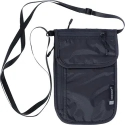 Cocoon Secret Neck Wallet Light - phantom black