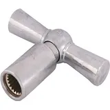 Schlösser Armaturen Js Steckschluessel Mit Innenver- Zahnung,dn15,1/2",vernickelt