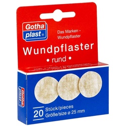 Gothaplast Wundpfl.soft Vlies 2,5 cm Durchmesser