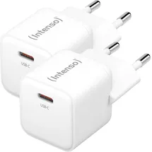 Intenso Power Adapter W30C GaN 2X USB-C 2er Pack