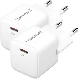 Intenso Power Adapter W30C GaN 2X USB-C 2er Pack