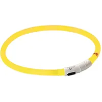 Kerbl Maxi Safe Leuchthalsband Gelb 55 cm