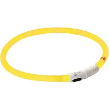 Kerbl Maxi Safe Leuchthalsband Gelb 55 cm