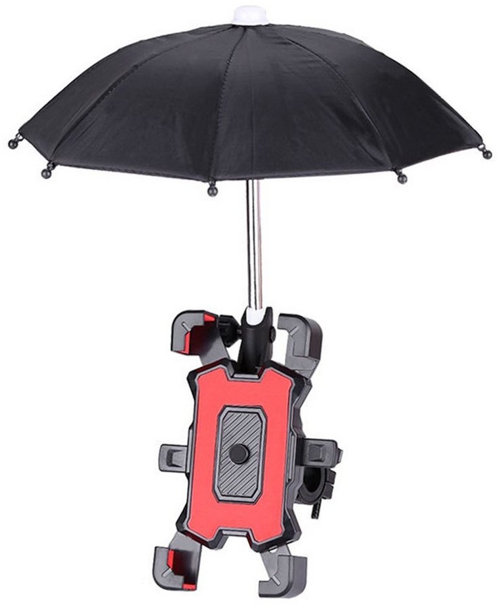 Dekorative Regenschirm Telefonhalter, Smartphone Ständer Für Fahrrad Handy-Halterung, (1-tlg)