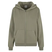 URBAN CLASSICS Fluffy Zip Cardigan", paleolive, M