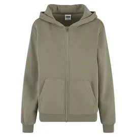 URBAN CLASSICS Fluffy Zip Cardigan", paleolive, M