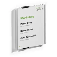 Durable Türschild (Info Sign, 149 x 210,5 mm) metallic