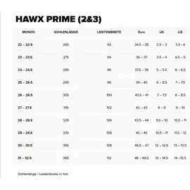Atomic Hawx Prime 95 W GW Skischuhe, weiß, - 26-26.5