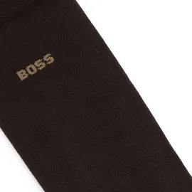 Boss Herren Socken, 2 Paar - Marc RS Uni CC, Kurzsocken, Finest Soft Cotton Dunkelbraun 47-50