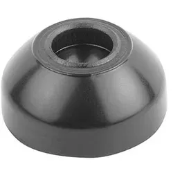 TELLER ANTI-SLIP-PLATTE, FORM:B ZINK, D=40 - schwarz