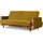konsimo® Schlafcouch 3-Sitzer Gelb