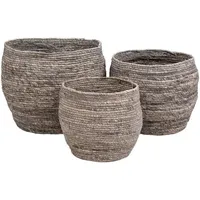 House Nordic Korbset Tivoli Baskets Grau, 3er Set