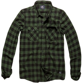 Vintage Industries Harley Shirt Hemd grün/schwarz
