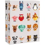 Banjado XXL Medizinschrank Abschliessbar 35x46x15cm Arzneischrank Weiß Aus Metall Mit Motiv Freunde