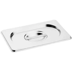 Gastronoble Vogue Deckel für GN-Behälter GN1/4 - 4 Deckel mit Griff - Edelstahl