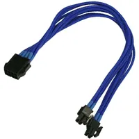 Nanoxia 8-Pin EPS12V Verlängerung 30cm, sleeved blau (NX8PV3EB)