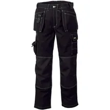 teXXor Arbeitshose Twill Bundhose Panama Canvas Arbeitsbundhose schwarz 28