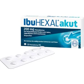 Hexal IBUHEXAL akut 200 Filmtabletten 10 St